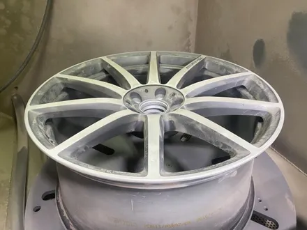[강북,강남,강동 휠 도색 및 휠 복원] 벤츠 S63AMG 블랙 유광 휠 도색 및 황동 컬러 캘리퍼 도색 작업 후기 / 남양주, 구리, 의정부, 서울 노원