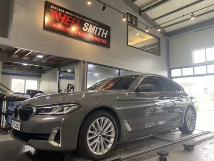 bmw 530e 블랙 반무광 휠도색 / 남양주, 구리, 의정부, 서울 노원