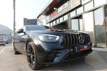 [휠스미스] 벤츠 E53AMG 블랙반무광 휠도색 및 캘리퍼 세라믹 골드 도색 / 남양주, 구리, 의정부, 서울 노원