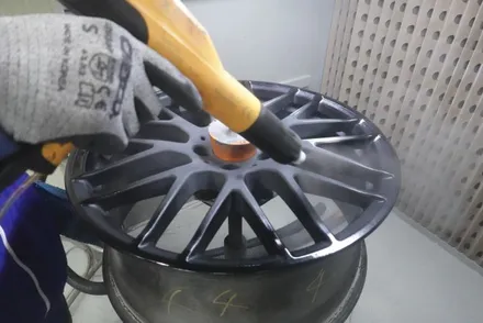 분당휠도색 휠스미스 벤츠 A45 AMG 매트블랙 휠 도색 작업후기! / 남양주, 구리, 의정부, 서울 노원