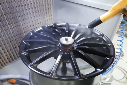벤츠 GT 43 AMG 림 끝 실버 , 블랙 반무광 휠 도색 작업 후기! 분체도장 휠도색전문업체 휠스미스 / 남양주, 구리, 의정부, 서울 노원
