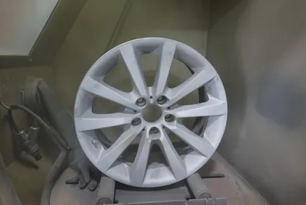 용인휠도색 휠스미스 BMW 5시리즈 매트 블랙 휠 도색 작업후기! / 남양주, 구리, 의정부, 서울 노원
