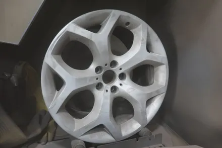 성남휠수리 휠스미스 BMW X6 블랙 반무광 휠 도색 작업 후기! / 남양주, 구리, 의정부, 서울 노원