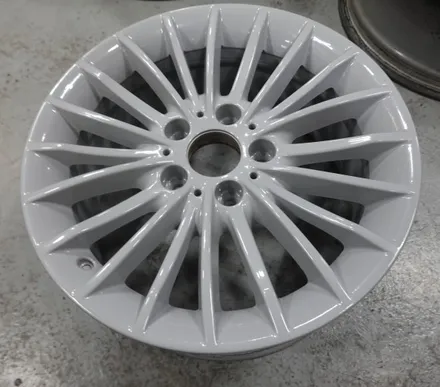 자동차휠수리 휠스미스 BMW 320I 순정 실버 휠 복원 작업 후기! / 남양주, 구리, 의정부, 서울 노원