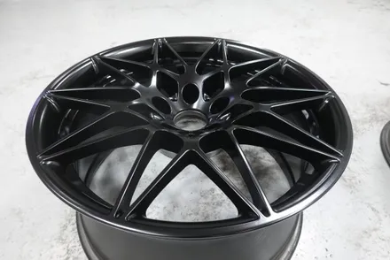 [서울 경기 강남 휠도색]bmw m4 블랙 반무광 휠도색 / 남양주, 구리, 의정부, 서울 노원