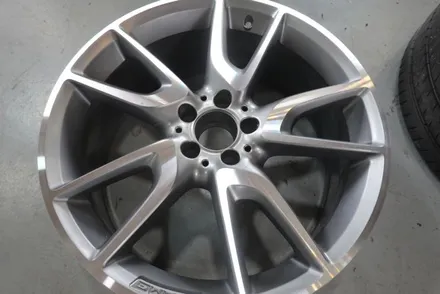 벤츠휠복원 휠스미스 벤츠 E43 AMG  다이아컷팅 휠 복원 수리 작업 후기! / 남양주, 구리, 의정부, 서울 노원