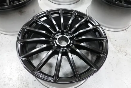 벤츠 GT 43 AMG 림 끝 실버 , 블랙 반무광 휠 도색 작업 후기! 분체도장 휠도색전문업체 휠스미스 / 남양주, 구리, 의정부, 서울 노원