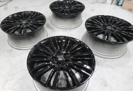 [휠 복원 비용] 휠스미스 랜드로버 디스커버리5 블랙 유광 휠도색 작업 후기! / 남양주, 구리, 의정부, 서울 노원