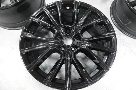 [휠스미스] BMW 신형 7시리즈 고스트크롬 분체도장 휠 도색 시공 후기! / 남양주, 구리, 의정부, 서울 노원