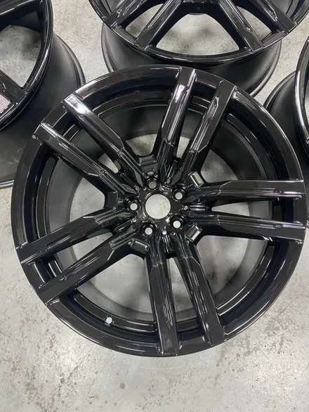 bmw x5m 블랙유광 휠도색작업 / 남양주, 구리, 의정부, 서울 노원