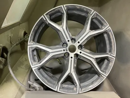[bmw x6 m40i 휠 복원 및 휠 도색 전문 업체 휠스미스] bmw x6 m40i 블랙 반무광 휠 도색 작업 후기 / 남양주, 구리, 의정부, 서울 노원