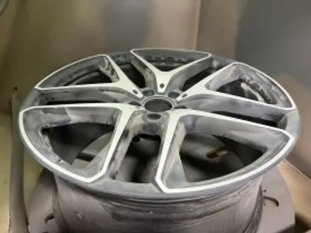 벤츠 gle53amg 21인치 블랙 반무광 휠도색