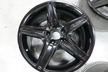 벤츠 SLK55 AMG 고스트크롬 휠 도색 작업후기! 믿고 맡기는 휠 도색 업체 휠스미스! / 남양주, 구리, 의정부, 서울 노원