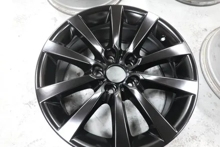 용인휠도색 휠스미스 BMW 5시리즈 매트 블랙 휠 도색 작업후기! / 남양주, 구리, 의정부, 서울 노원