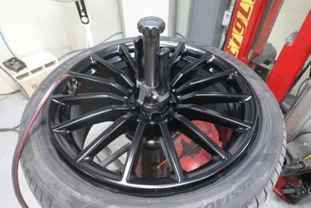 [서울,경기도 휠 복원 및 휠 도색] 벤츠 GT43 AMG 블랙 반무광 휠 도색 / 남양주, 구리, 의정부, 서울 노원