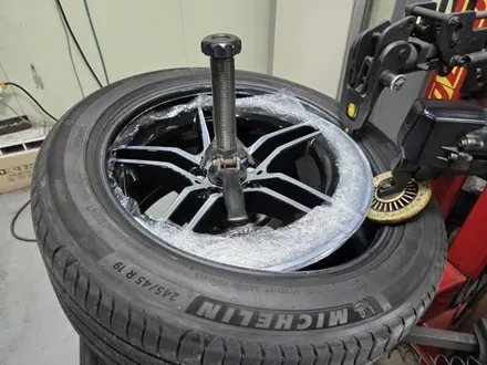 신형 풀체인지 벤츠 e300 AMG 라인 19인치 순정 다이아몬드 컷팅 휠 복원 / 남양주, 구리, 의정부, 서울 노원