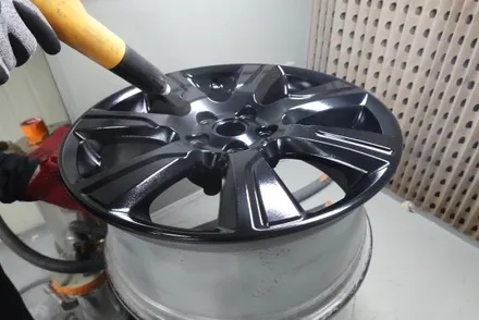 디스커버리휠도색 휠스미스 랜드로버 디스커버리4 블랙무광 휠도색! 문의와 상담 환영! / 남양주, 구리, 의정부, 서울 노원