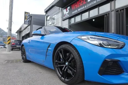 과천휠복원 휠스미스 BMW Z4 매트 블랙 휠 도색 작업 후기! / 남양주, 구리, 의정부, 서울 노원