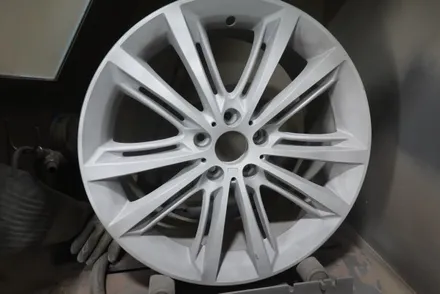 [휠스미스] BMW 6시리즈 완전 박리 후 블랙 반무광 휠도색! / 남양주, 구리, 의정부, 서울 노원
