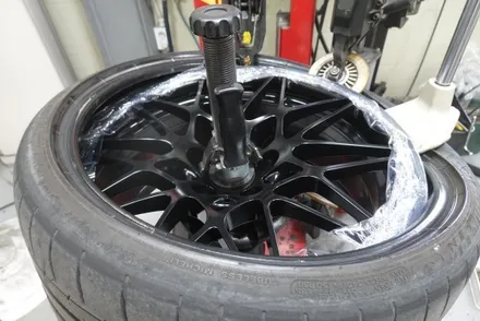 [서울 경기 강남 휠도색]bmw m4 블랙 반무광 휠도색 / 남양주, 구리, 의정부, 서울 노원