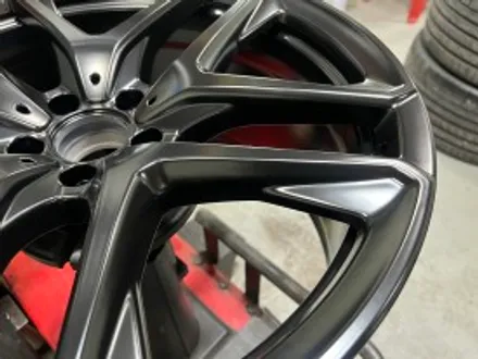 벤츠 gle53amg 21인치 블랙 반무광 휠도색