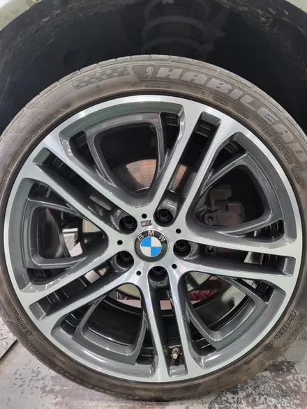 [휠브로 :: BMW X4] 양산휠복원, 경남휠복원, 부산휠복원, 휠복원,휠수리,휠도색 / 부산 사상, 김해, 창원