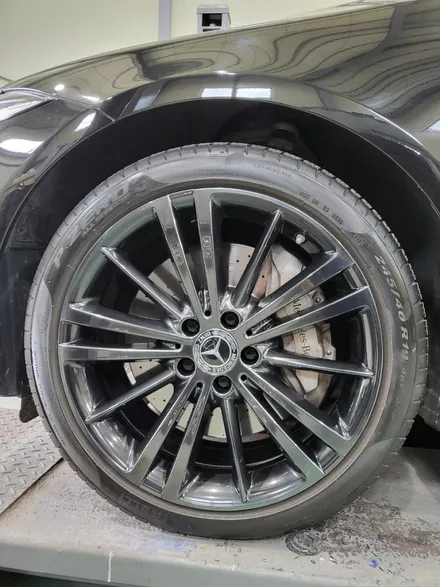 [휠브로 :: 벤츠 CLS400D] 양산휠복원, 경남휠복원, 부산휠복원, 휠복원,휠수리,휠도색 / 부산 사상, 김해, 창원