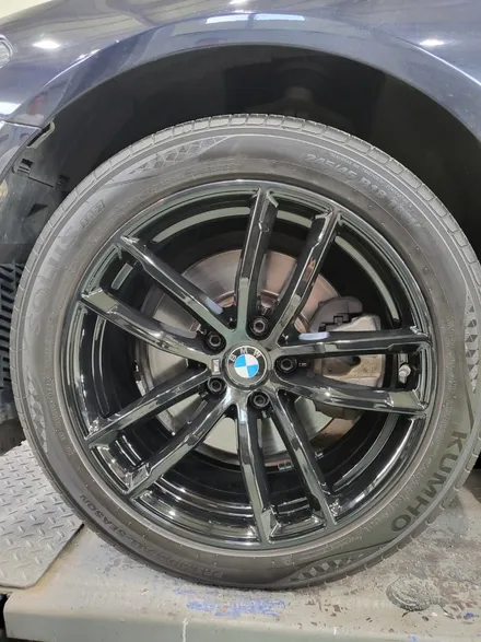 [휠브로 :: BMW 5시리즈] 양산휠복원, 경남휠복원, 부산휠복원, 휠복원,휠수리,휠도색 / 부산 사상, 김해, 창원
