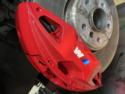 [해운대휠수리][해운대휠도색][해운대휠복원] bmw M3  휠도색작업과 캘리퍼도색작업 (패키지 작업) / 부산 해운대 송정동