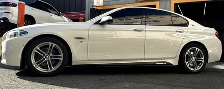 [부산캘리퍼도색][해운대휠수리][자동차휠도색] BMW 520d 브레이크 도색작업 입니다 :) / 부산 해운대 송정동