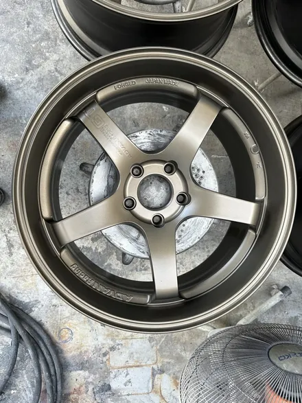 [부산휠복원][부산휠도색][부산휠수리]BMW M3 카이브론즈 휠도색 작업 / 부산 해운대 송정동