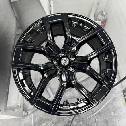 [부산휠수리][부산휠복원][부산휠도색] bmw i7 출고 순정휠 도장작업 (하이그로시블랙) / 부산 해운대 송정동