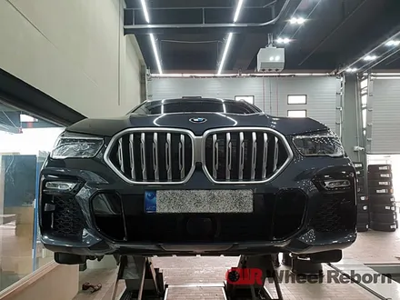 BMW X6 순정 21인치 멧블랙 분체도장 휠도색 작업후기!! / 하남시 감북동