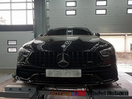 벤츠 GT 43 AMG 순정 20인치 멧블랙 투톤 분체도장 휠도색 작업후기!! / 하남시 감북동