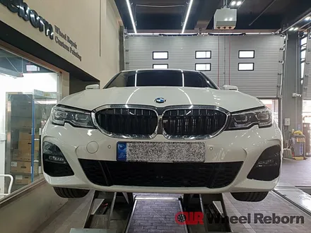 BMW G20 320d 791m 순정 19인치 다이아커팅 분체도장 휠복원 작업후기!! / 하남시 감북동