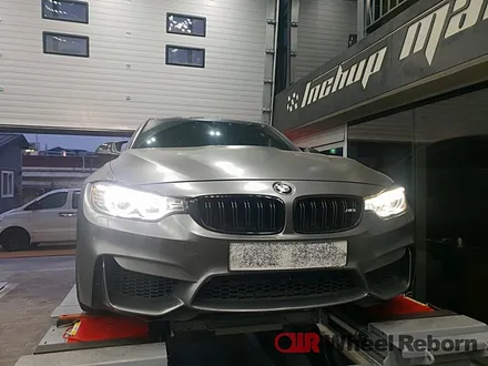 BMW M3 순정 19인치 블랙유광 분체도장 휠복원 작업후기!! / 하남시 감북동