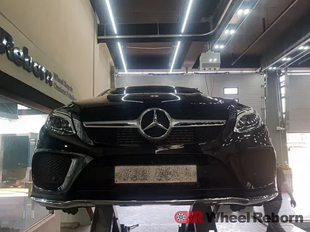 벤츠 GLE 350d 순정21인치 건메탈 분체도장 휠도색 작업후기!! / 하남시 감북동