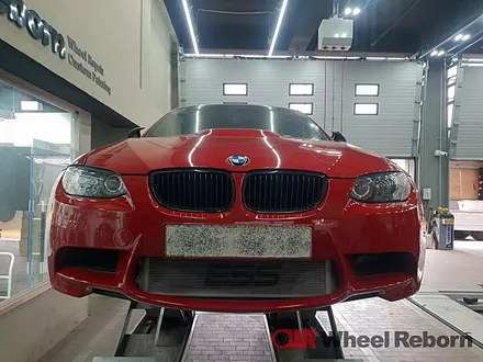 BMW E92 M3 18인치 반무광 블랙 분체도장 휠도색 작업후기!! / 하남시 감북동