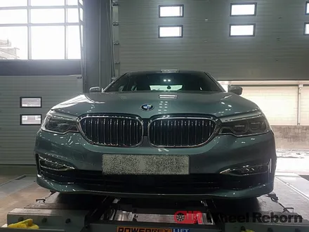 BMW G30 520d 순정 18인치 분체도장 실버복원 작업후기!! / 하남시 감북동