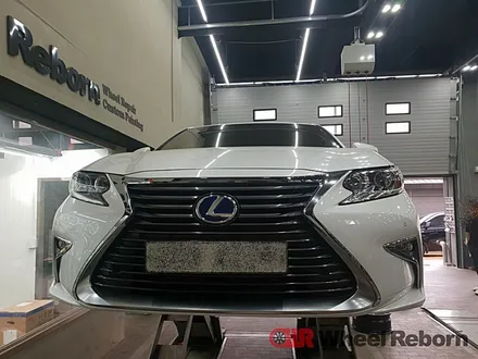 렉서스  ES300h 순정 17인치 반무광 블랙 분체도장 휠도색 작업후기!! / 하남시 감북동