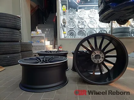 벤츠 GT43AMG 순정 20인치 멧블랙 투톤 분체도장 휠도색 작업후기!! / 하남시 감북동