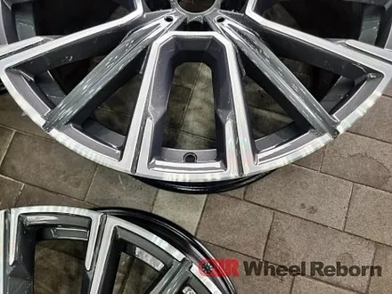 BMW 740d 순정 20인치 다이아커팅 분체도장 휠복원 작업후기!! / 하남시 감북동