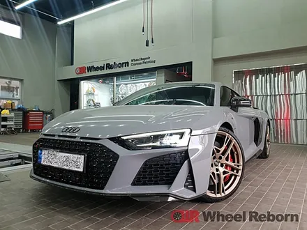 아우디 R8 순정 20인치 멧브론즈 분체도장 휠도색 작업후기!! / 하남시 감북동