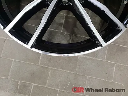 BMW G20 320d 791m 순정 19인치 다이아커팅 분체도장 휠복원 작업후기!! / 하남시 감북동