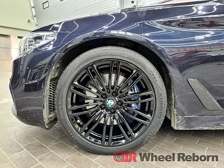 BMW G30 530i 순정 19인치 블랙유광 분체도장 휠도색 작업후기!! / 하남시 감북동