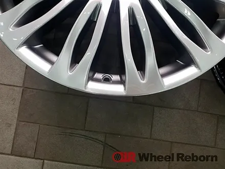 벤츠 S560 순정 20인치 하이퍼실버 분체도장 휠복원!! / 하남시 감북동