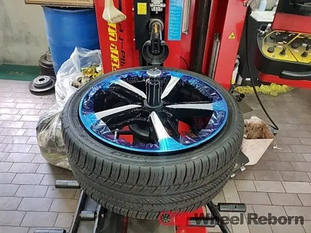 아우디 A7 순정 20인치 블랙폴리시 분체도장 휠복원 작업후기!! / 하남시 감북동