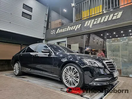 벤츠 S560 순정 20인치 하이퍼실버 분체도장 휠복원!! / 하남시 감북동
