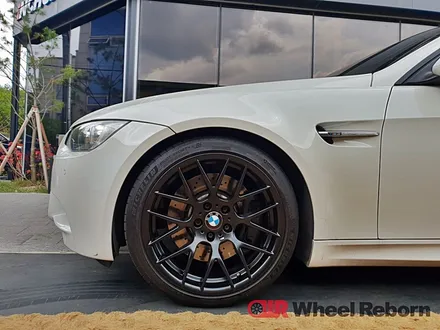 BMW E92 M3 M359 st 19인치 반무광 블랙 분체도장 휠교체 장착!! / 하남시 감북동
