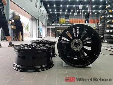 BMW 5GT 순정 19인치 블랙유광 분체도장 휠도색 작업후기!! / 하남시 감북동